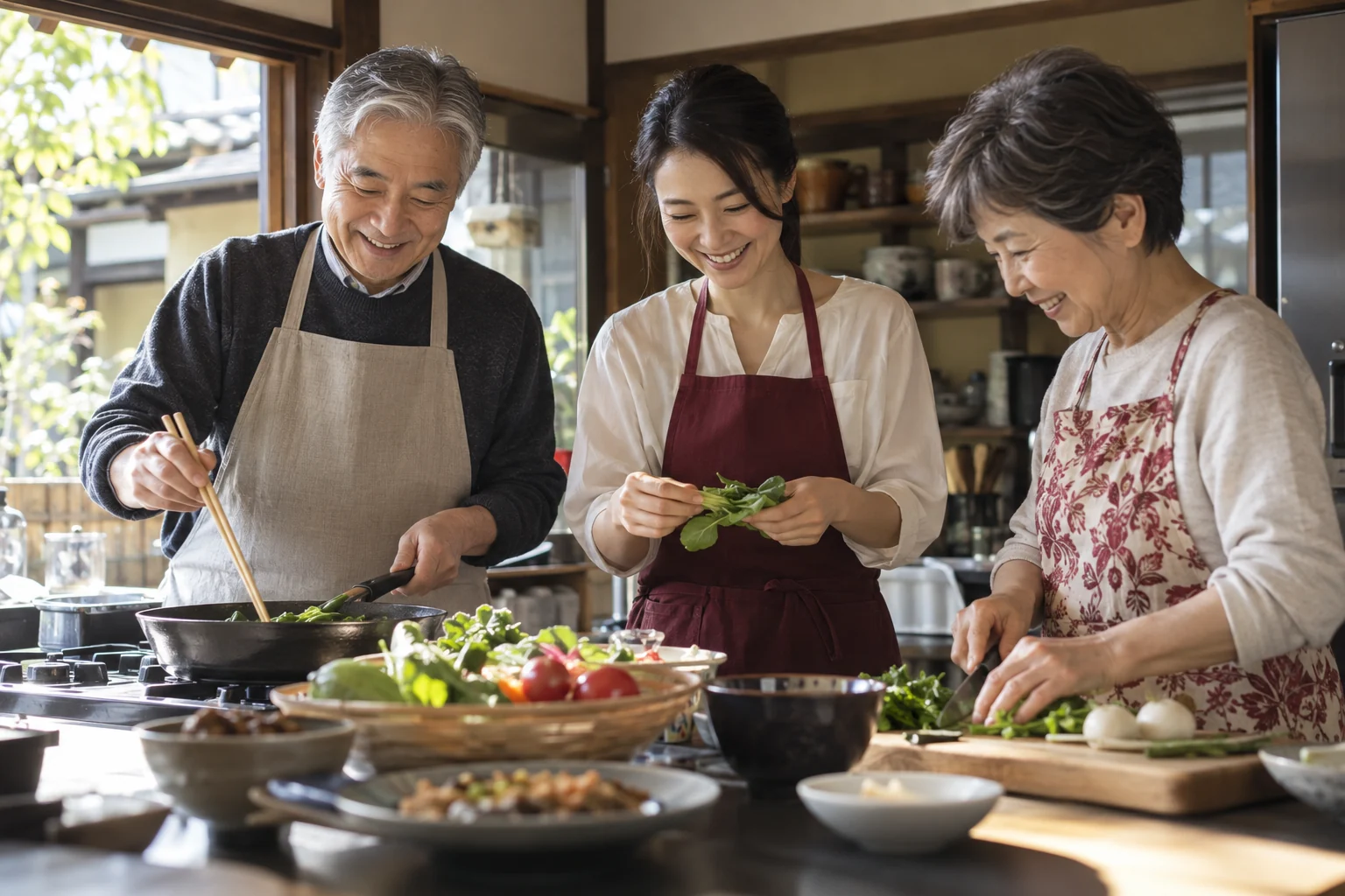 長い人生をともに歩む夫婦のイメージ